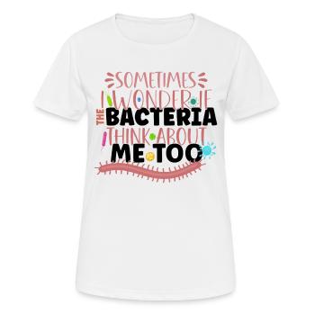 Microbiologist Microbiology Lab Staph Biology - Frauen T-Shirt atmungsaktiv - Weiß - Vorne - AI Model Female 172 dark (172cm)