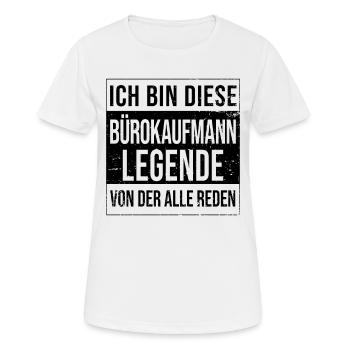 Angestellter Geburtstag geboren Legende - Frauen T-Shirt atmungsaktiv - Weiß - Vorne - AI Model Female 172 dark (172cm)