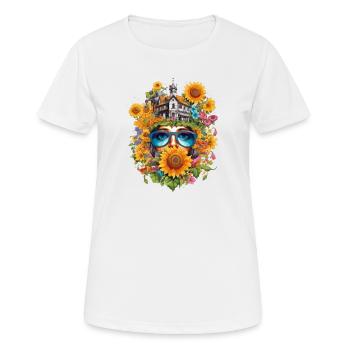 jardinier amateur jardinier jardinier jardinier jardinage - T-shirt respirant Femme - blanc - Devant - AI Model Female 172 dark (172cm)