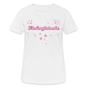 Kita-Erzieher Abschluss-Geschenk Kindergärtnerin - Frauen T-Shirt atmungsaktiv - Weiß - Vorne - AI Model Female 172 dark (172cm)