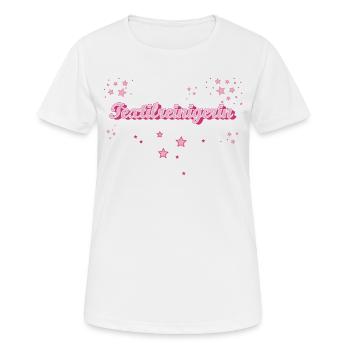 Nettoyant textile pour cadeau de fin d’études de blanchisserie - T-shirt respirant Femme - blanc - Devant - AI Model Female 172 dark (172cm)