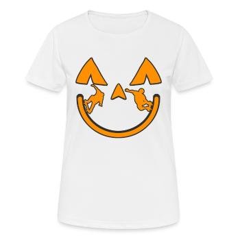 Skateboard Skater Rampe Skateboard - T-shirt respirant Femme - blanc - Devant - AI Model Female 172 dark (172cm)