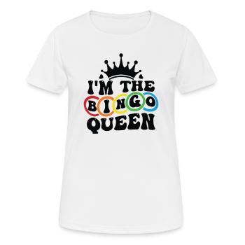 Bingo Player Bingo Jeu de bingo Jeux de bingo - T-shirt respirant Femme - blanc - Devant - AI Model Female 172 dark (172cm)
