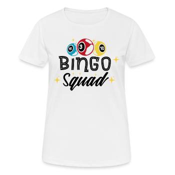 Bingo Player Bingo Jeu de bingo Jeux de bingo - T-shirt respirant Femme - blanc - Devant - AI Model Female 172 dark (172cm)