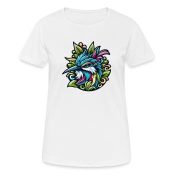 Vogelzüchter Ornithologe Vogelbeobachter - Frauen T-Shirt atmungsaktiv - Weiß - Vorne - AI Model Female 172 dark (172cm)