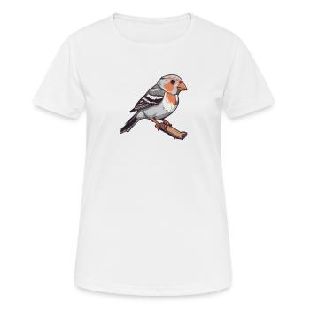 Vogelzüchter Ornithologe Vogelbeobachter - Frauen T-Shirt atmungsaktiv - Weiß - Vorne - AI Model Female 172 dark (172cm)