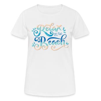 Relax - Women's Breathable T-Shirt - white - Front - AI Model Female 172 dark (172cm)