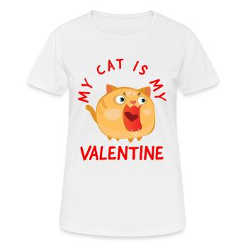 Valentinstag, Valentinstag, Valentinstag - Frauen T-Shirt atmungsaktiv - Weiß - Vorne - AI Model Female 172 dark (172cm)