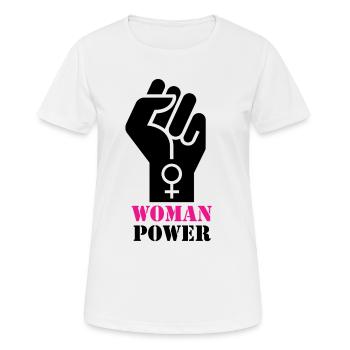 International Women's Day International Womens Day - Women's Breathable T-Shirt - white - Front - AI Model Female 172 dark (172cm)