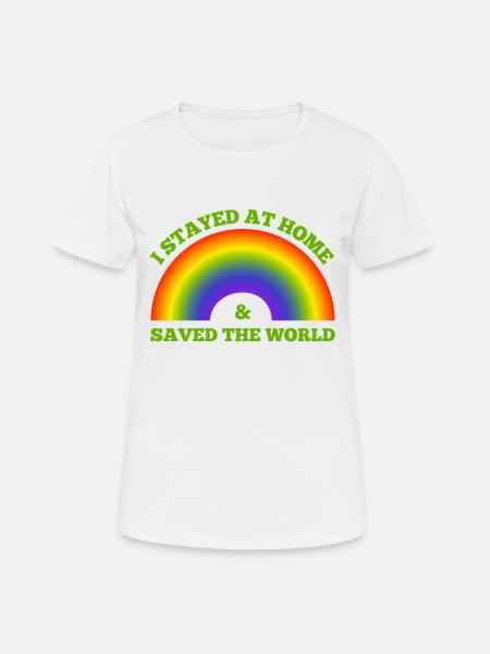 Rainbow, Rainbow, Rainbow, Rainbow, Rainbow - Women's Breathable T-Shirt - white