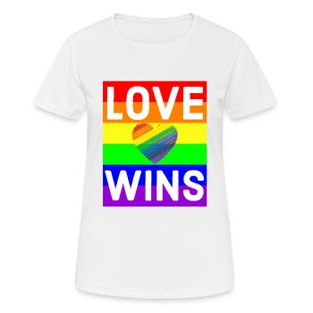 Regenbogen, Regenbogen, Regenbogen, Regenbogen, Regenbogen - Frauen T-Shirt atmungsaktiv - Weiß - Vorne - AI Model Female 172 dark (172cm)