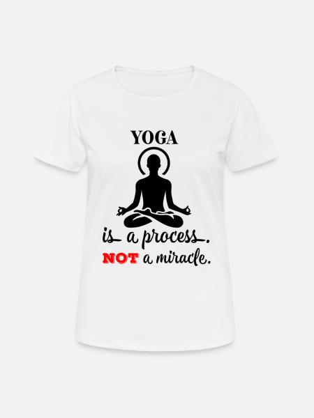 Yoga, Yoga, Yoga, Yoga, Yoga, Yoga, Yoga, Yoga - Women's Breathable T-Shirt - white