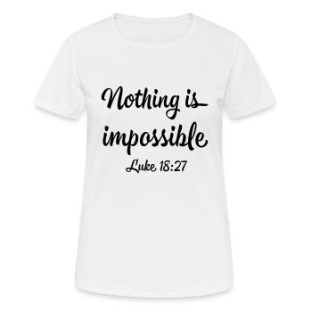 Jésus, Jésus, Jésus chrétien chrétien chrétien chrétien - T-shirt respirant Femme - blanc - Devant - AI Model Female 172 dark (172cm)