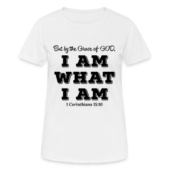 Jesus Jesus Jesus Christlich Christlich Christlich - Frauen T-Shirt atmungsaktiv - Weiß - Vorne - AI Model Female 172 dark (172cm)