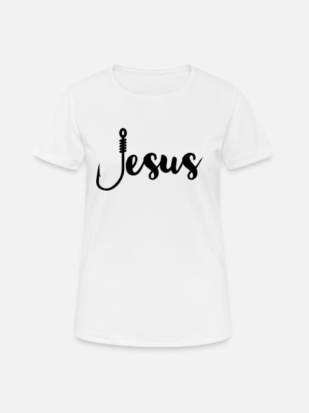 Jesus, Jesus, Jesus Christian Christian Christian - Women's Breathable T-Shirt - white
