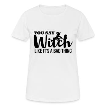 Halloween Halloween Halloween Halloween Halloween - T-shirt respirant Femme - blanc - Devant - AI Model Female 172 dark (172cm)