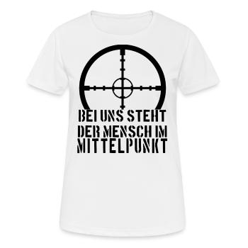 Soldat, Spruch, Lustig, Bundeswehr, Soldaten, - Frauen T-Shirt atmungsaktiv - Weiß - Vorne - AI Model Female 172 dark (172cm)