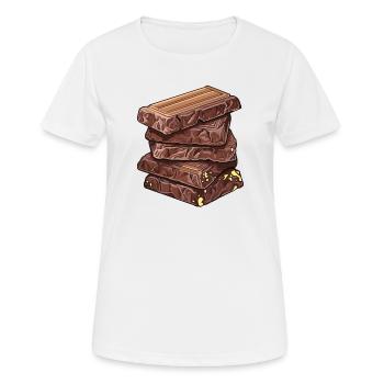 Chocolate Chocolate - Women's Breathable T-Shirt - white - Front - AI Model Female 172 dark (172cm)