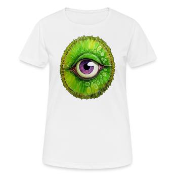 Vibrant kiwi joy - Women's Breathable T-Shirt - white - Front - AI Model Female 172 dark (172cm)