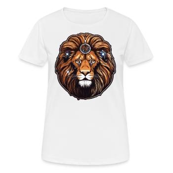 Majesté déchaînée - T-shirt respirant Femme - blanc - Devant - AI Model Female 172 dark (172cm)