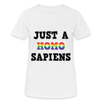 Gay pride queer gay homosexuality - Women's Breathable T-Shirt - white - Front - AI Model Female 172 dark (172cm)