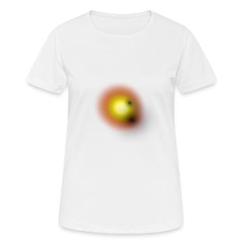 Sonne - Frauen T-Shirt atmungsaktiv - Weiß - Vorne - AI Model Female 172 dark (172cm)