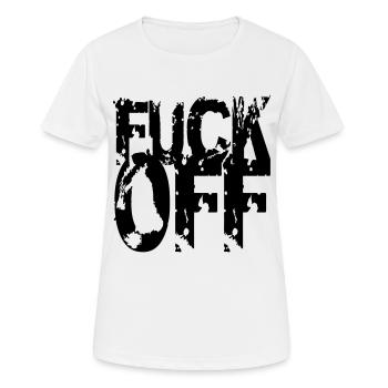 Foutre à imprimer - T-shirt respirant Femme - blanc - Devant - AI Model Female 172 dark (172cm)