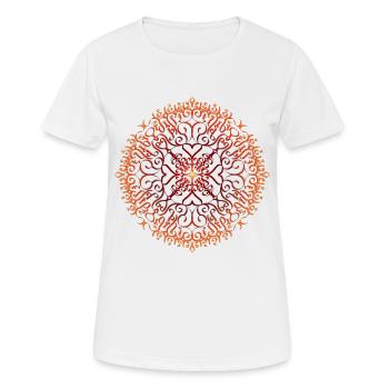 étincelle - T-shirt respirant Femme - blanc - Devant - AI Model Female 172 dark (172cm)