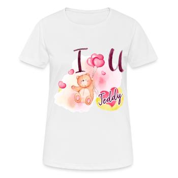 Teddy - Women's Breathable T-Shirt - white - Front - AI Model Female 172 dark (172cm)