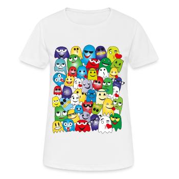 Des esprits drôles - T-shirt respirant Femme - blanc - Devant - AI Model Female 172 dark (172cm)