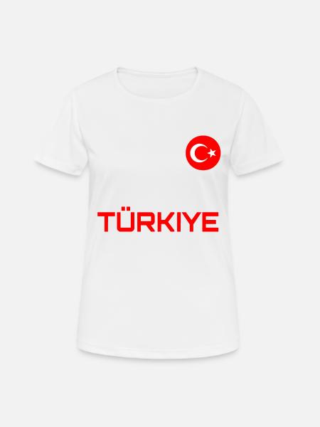 Turkey / Türkiye - Women's Breathable T-Shirt - white