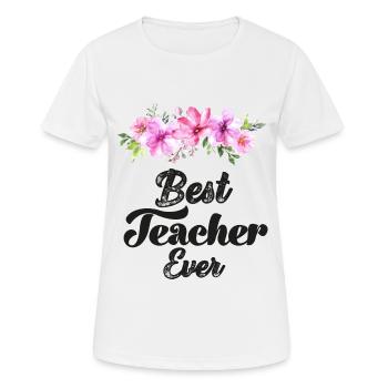 Lehrerin Lieblingslehrerin Klassenlehrerin Lehrer - Frauen T-Shirt atmungsaktiv - Weiß - Vorne - AI Model Female 172 dark (172cm)