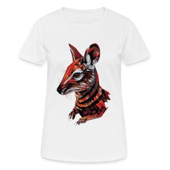 Tranquilizer Bomber - Women's Breathable T-Shirt - white - Front - AI Model Female 172 dark (172cm)