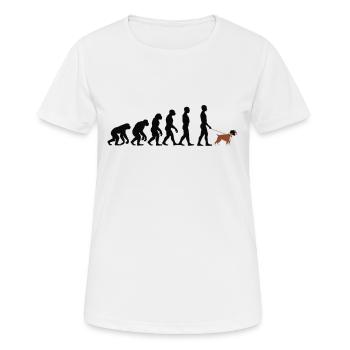 Boxer - Women's Breathable T-Shirt - white - Front - AI Model Female 172 dark (172cm)