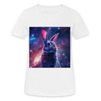 Kaninchen - Frauen T-Shirt atmungsaktiv - Weiß - Vorne - AI Model Female 172 dark (172cm)