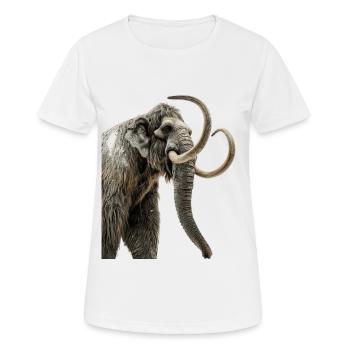 Mammouth - T-shirt respirant Femme - blanc - Devant - AI Model Female 172 dark (172cm)