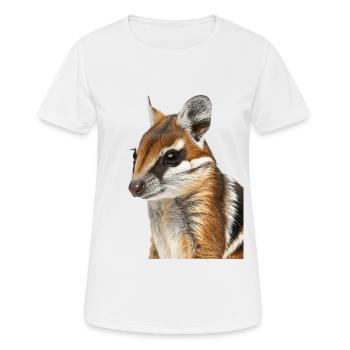 Blouson aviateur tranquillisant - T-shirt respirant Femme - blanc - Devant - AI Model Female 172 dark (172cm)