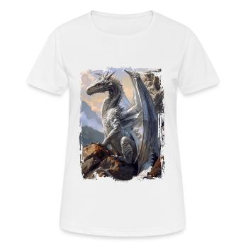 Kite - Women's Breathable T-Shirt - white - Front - AI Model Female 172 dark (172cm)