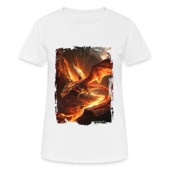 Kite - Women's Breathable T-Shirt - white - Front - AI Model Female 172 dark (172cm)