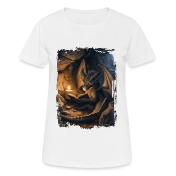 Cerf-volant - T-shirt respirant Femme - blanc - Devant - AI Model Female 172 dark (172cm)