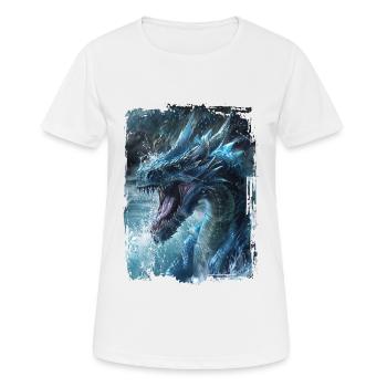 Cerf-volant - T-shirt respirant Femme - blanc - Devant - AI Model Female 172 dark (172cm)