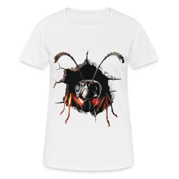 Ameise - Frauen T-Shirt atmungsaktiv - Weiß - Vorne - AI Model Female 172 dark (172cm)