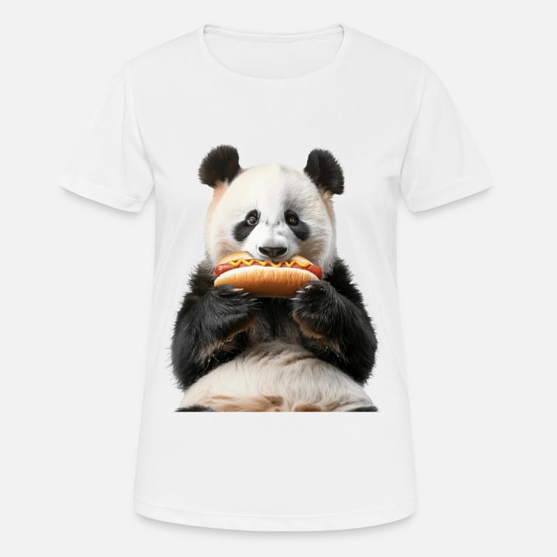 Panda - Women's Breathable T-Shirt - white