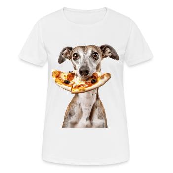 Lévrier - T-shirt respirant Femme - blanc - Devant - AI Model Female 172 dark (172cm)