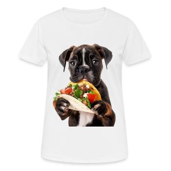 Boxer - Women's Breathable T-Shirt - white - Front - AI Model Female 172 dark (172cm)