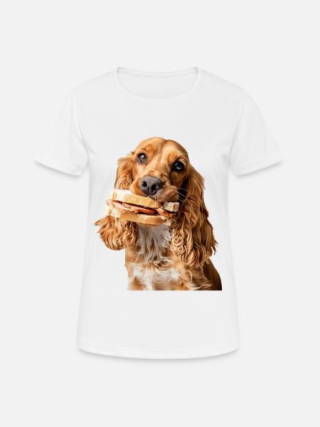 Cocker Spaniel - Women's Breathable T-Shirt - white