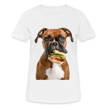 Boxer - Women's Breathable T-Shirt - white - Front - AI Model Female 172 dark (172cm)