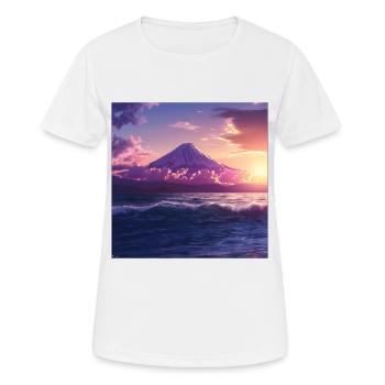 Japan - Frauen T-Shirt atmungsaktiv - Weiß - Vorne - AI Model Female 172 dark (172cm)