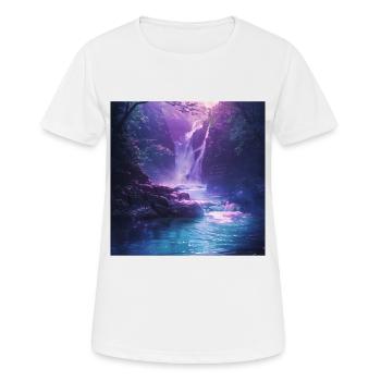 Japan - Frauen T-Shirt atmungsaktiv - Weiß - Vorne - AI Model Female 172 dark (172cm)