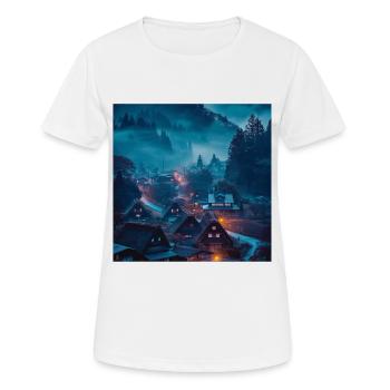 Japan - Frauen T-Shirt atmungsaktiv - Weiß - Vorne - AI Model Female 172 dark (172cm)